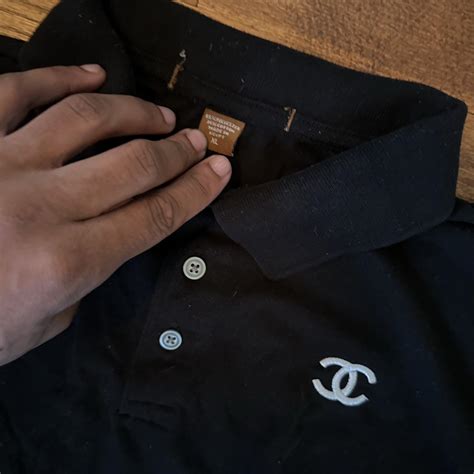 chanel polo shirt|chanel denim top.